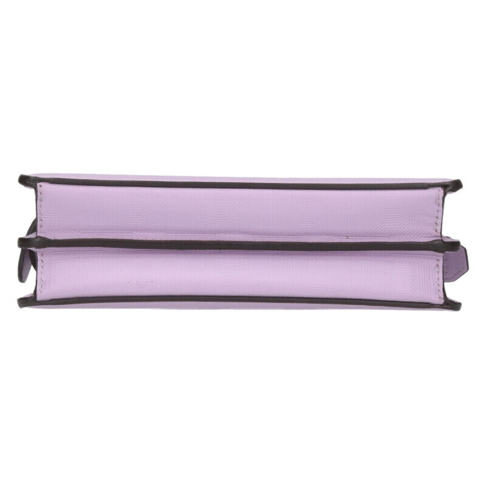FENDI Peekaboo ICUX Cross Leather Shoulder Bag Purple - Picture 4 of 5